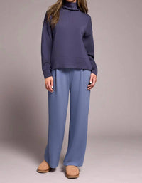 Tribal - Techno Lux Funnel Neck Top