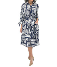 Estelle And Finn - Tie Sleeve Dress
