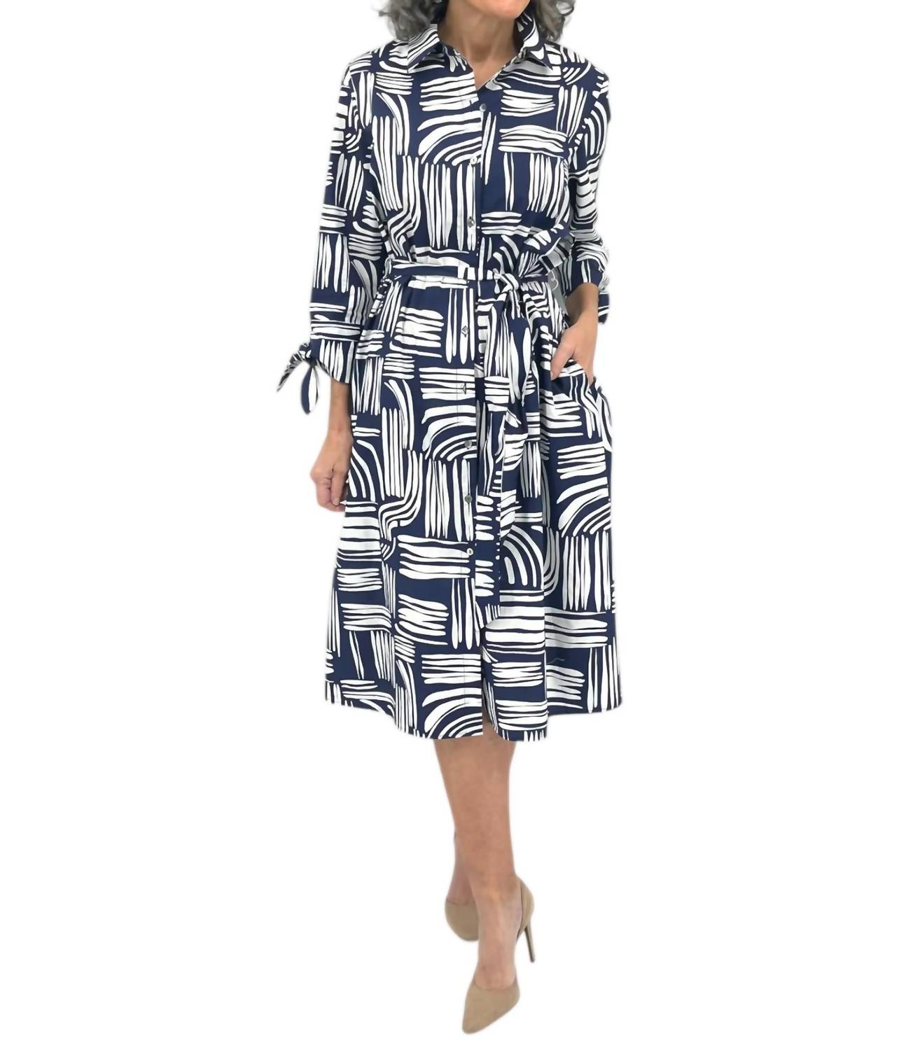 Estelle And Finn - Tie Sleeve Dress