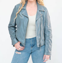 Mauritius - Christy Star Leather Jacket