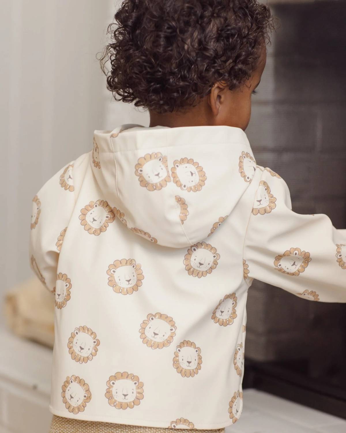 Quincy Mae - Boy's Print Polyester Rain Coat