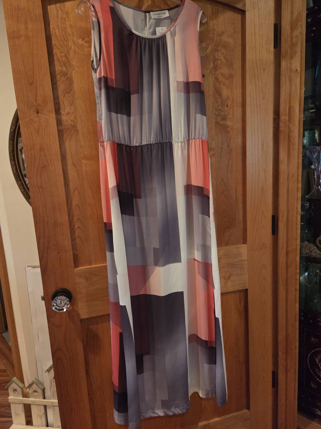 Rosemunde - Women's Silky Sleeveless Maxi Dress