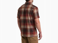KUHL Response Short Sleeve Shirt in red clay - men's t-shirt - detail view
