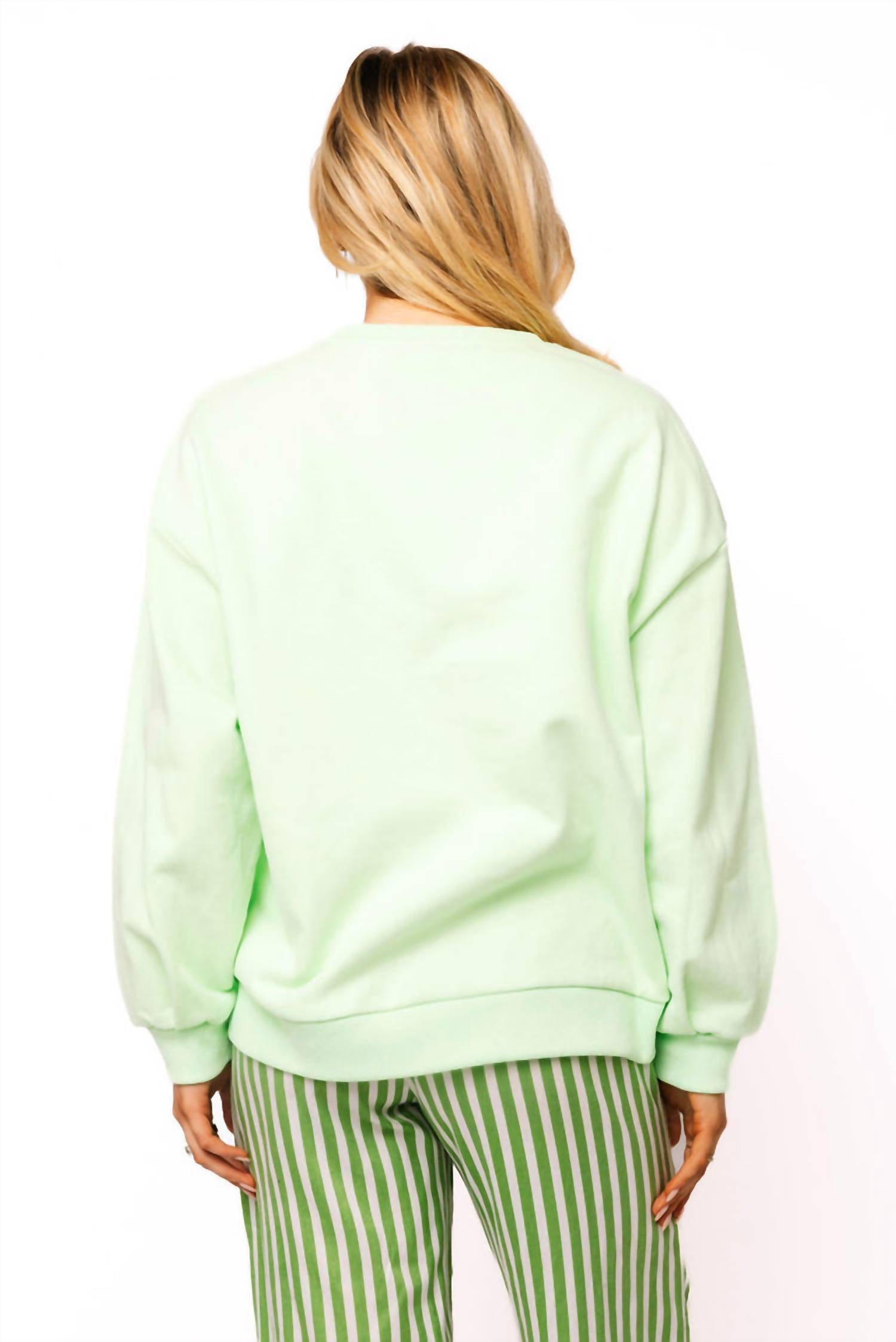 Queen Of Sparkles - Queen Of The Sea Card Logo Sweatshirt