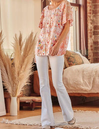 Andree By Unit - Floral Embroidered Top