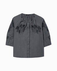 Luisa Cerano - Pure Cotton Embroidered Blouse