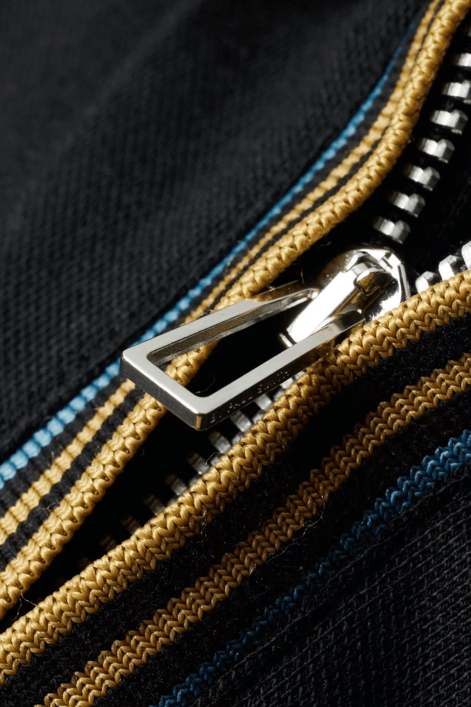Paul Smith - Contrast Tipping Full-zip Long-sleeve Polo Shirt