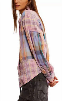 Free People - Madras Dream Long Sleeve Top