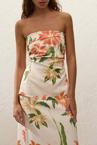 FAITHFULL THE BRAND Eleanore Strapless Top in jardines floral - women's blouse - view 4