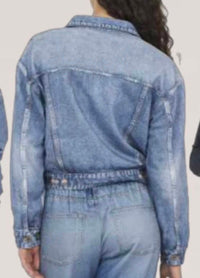 Vintage Havana - Crop zip up Jacket