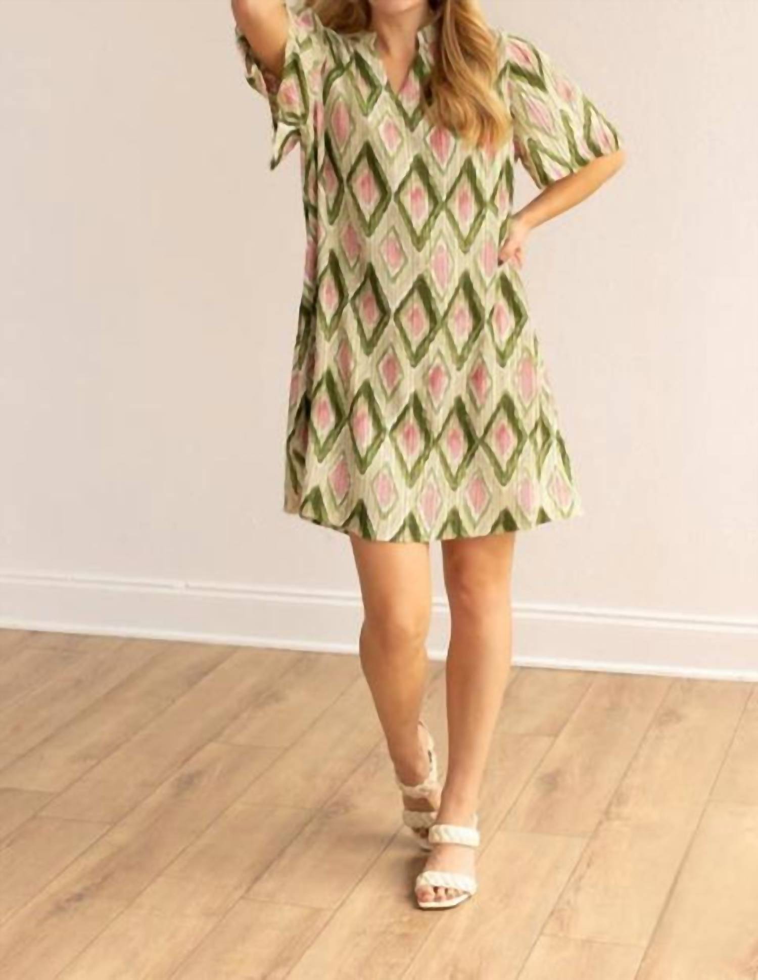 Southern Grace - The Jackie Triangular Mini Dress