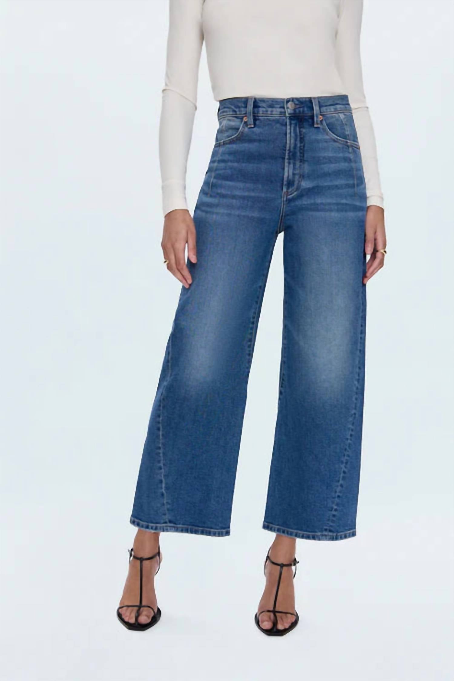 Pistola - Kyra High Rise Bowed Leg Ankle Jeans
