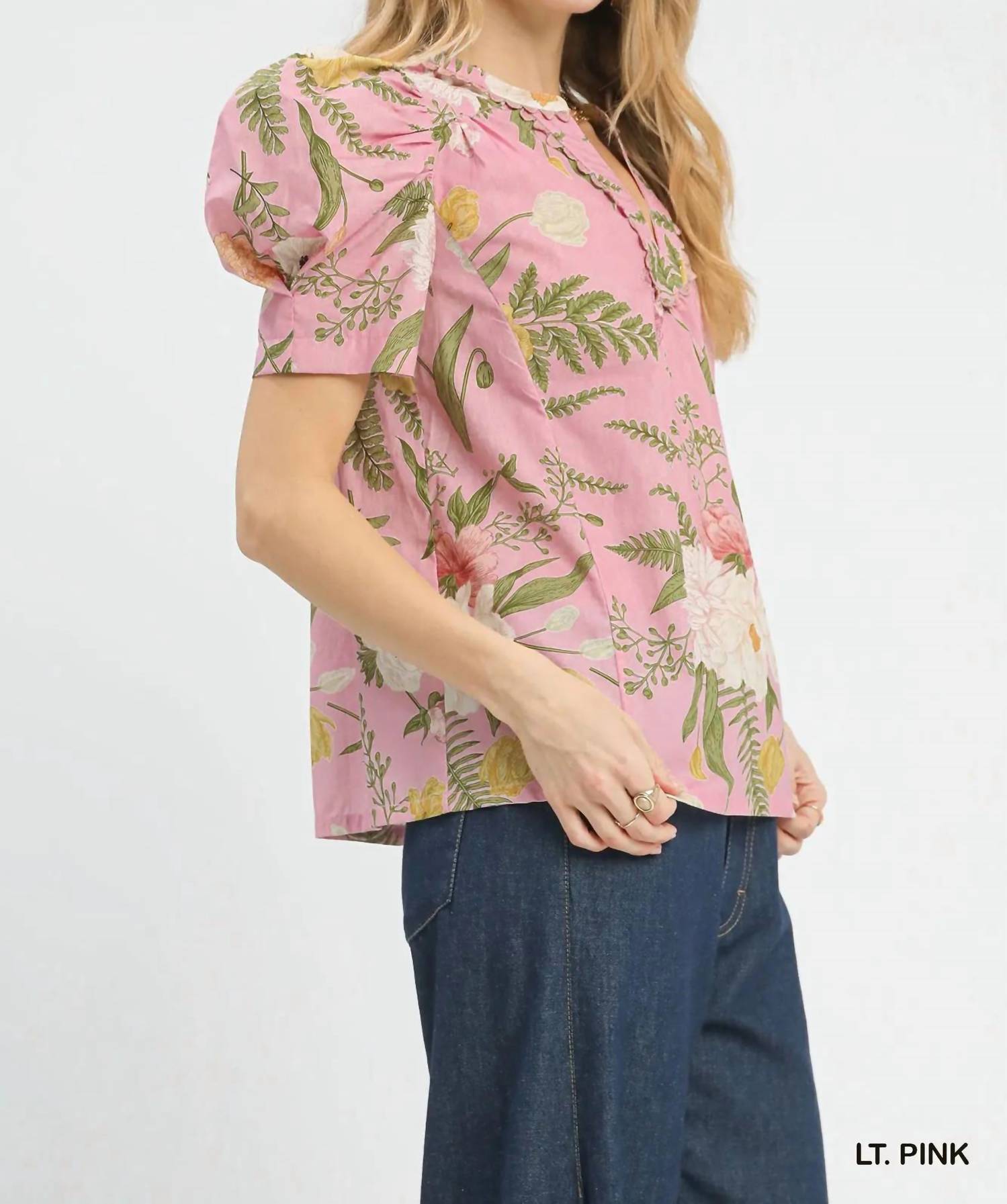 Umgee - Women's Floral Top