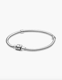 Pandora - Women's Moments Barrel Clasp Snake Chain Bracelet