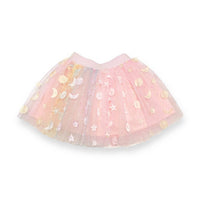 Doe A Dear - Girl's Moon And Star Embellished Tutu Skirt