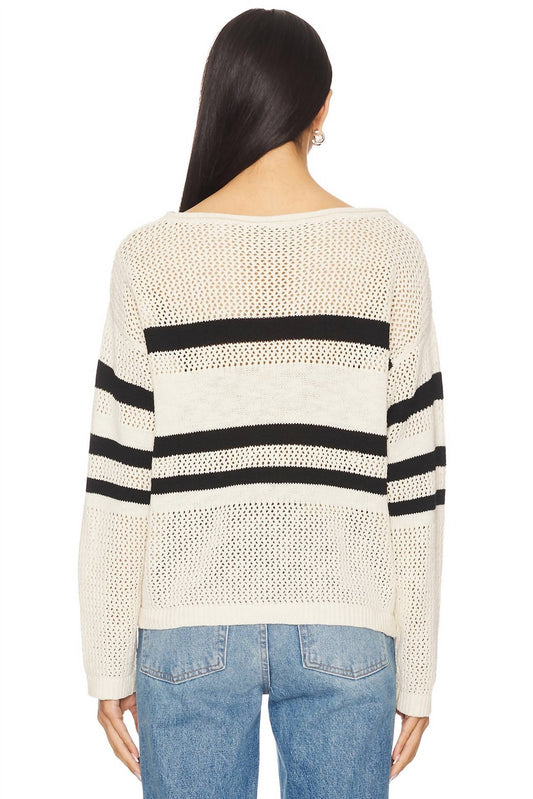 Sanctuary - Sporty Stripe Knit Sweater