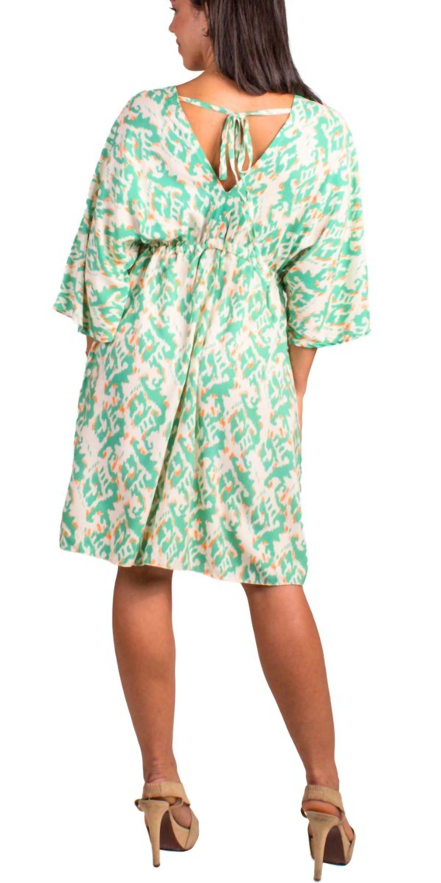 Gigi Moda - Corta Ikat Print Mini Dress