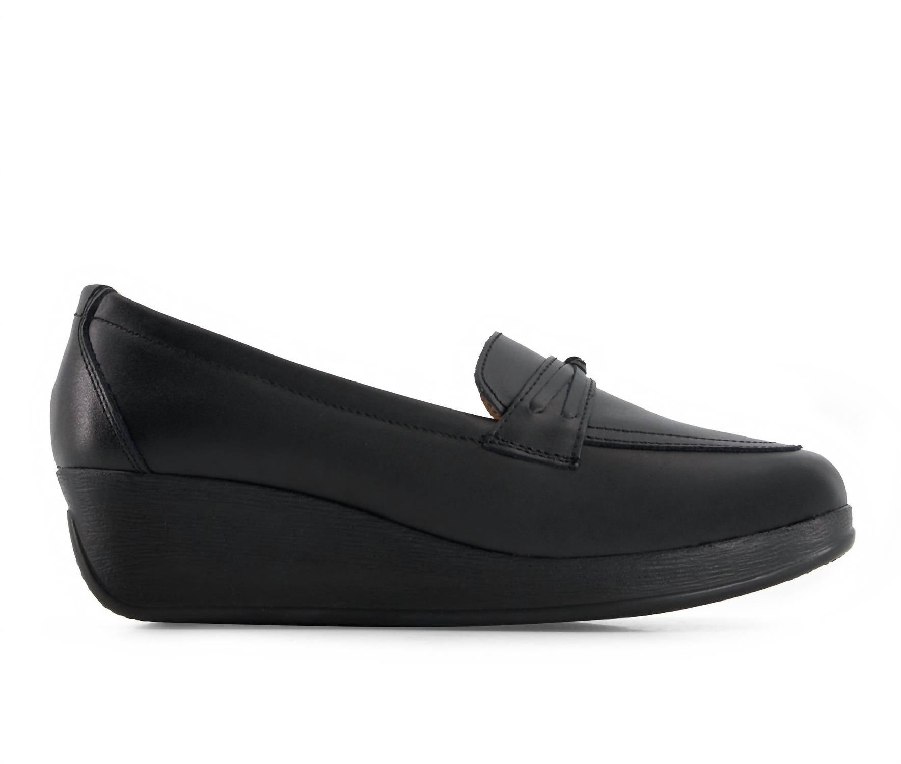 Andrea - Women's Comfort Leather Platform Loafers