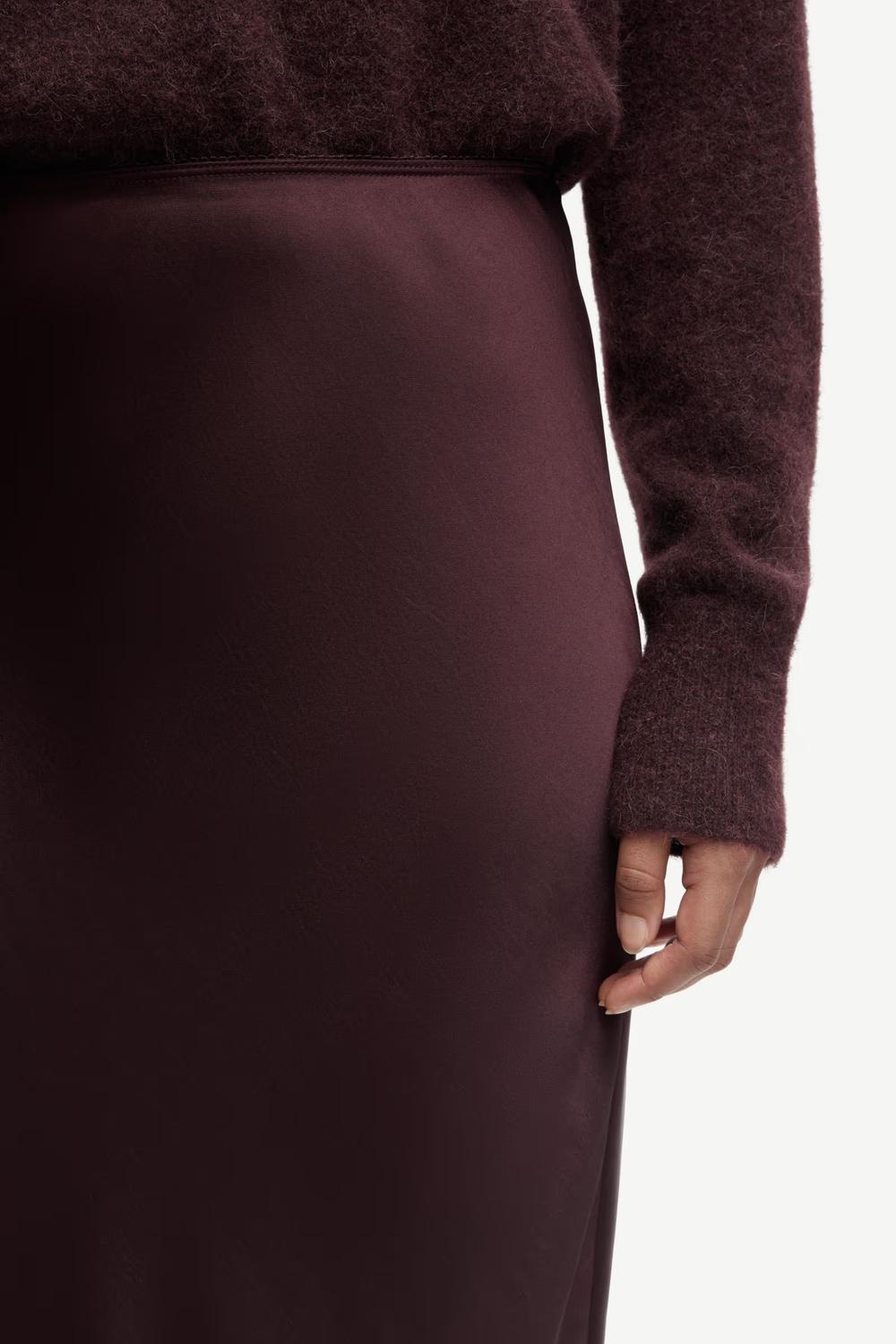 SAMSOE Saagneta Maxi Skirt in fudge 1 - women's skirt - view 4