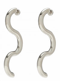 Lady Grey - Women's Serpentine Earrings