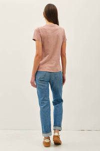 Be Cool - Leona Classic Cut Acid Wash Cotton Tee