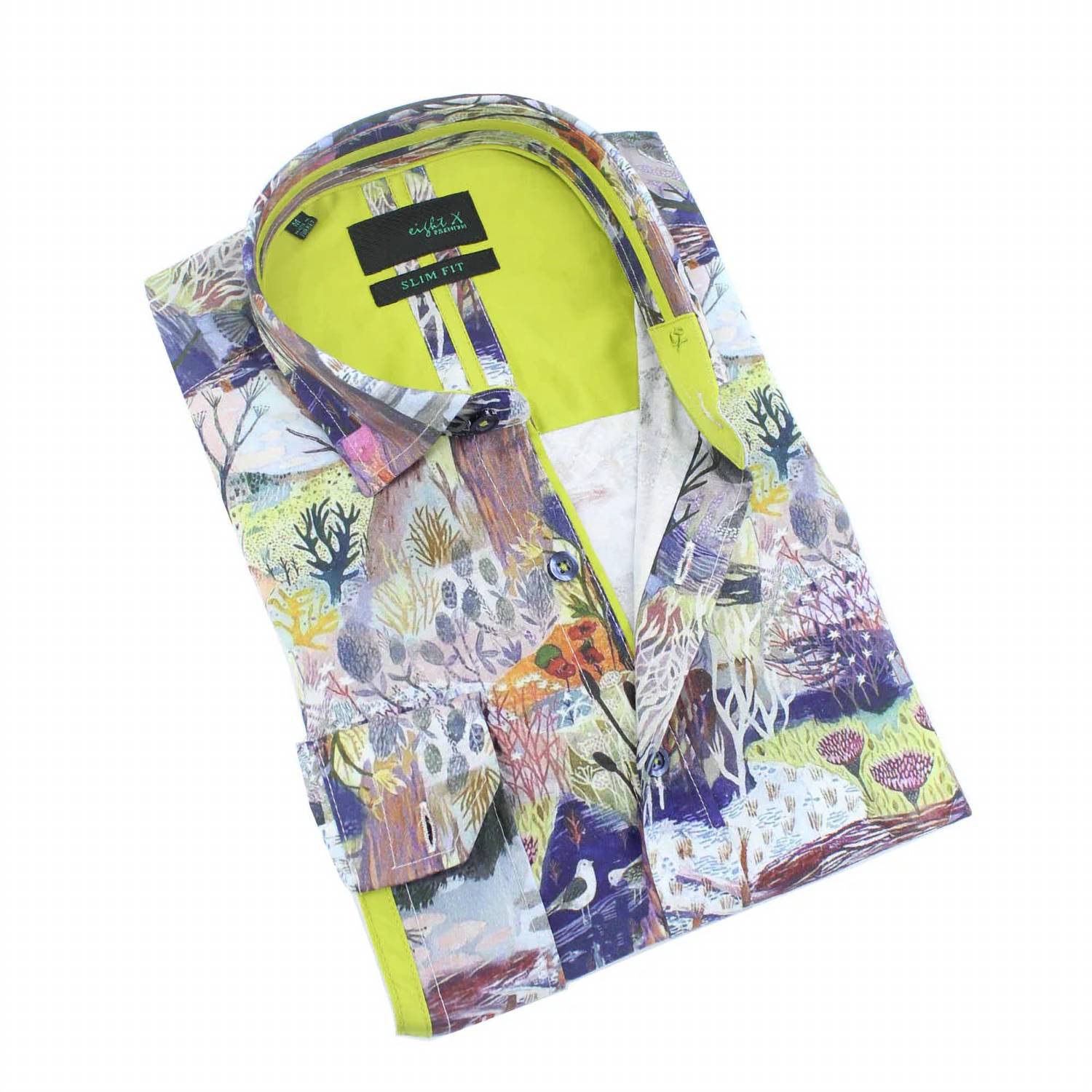 Eight X - Earthy Forest Button Down Shirt