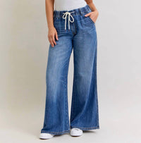 Judy Blue - Featherlight Flow High Waist Palazzo Jeans