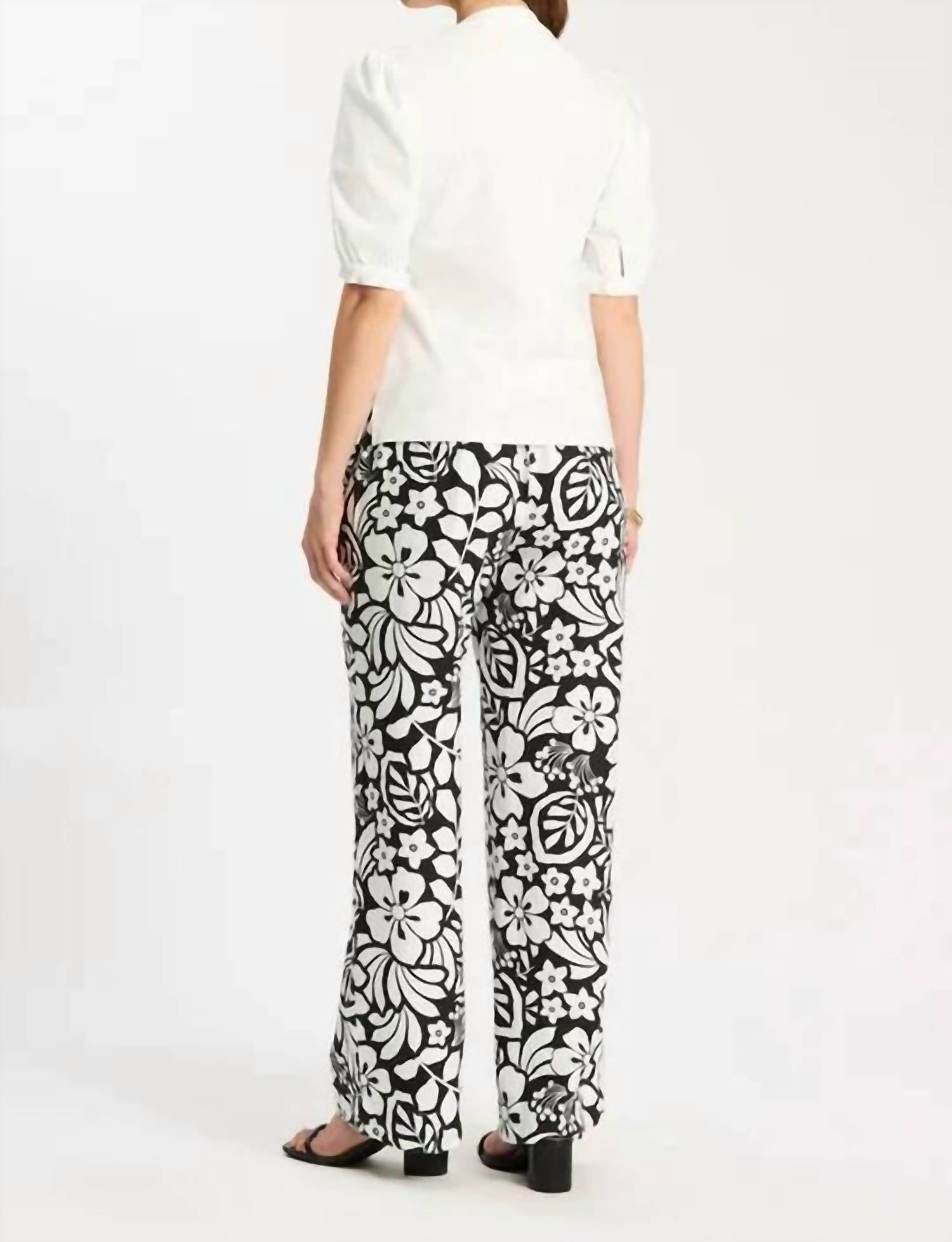 Tyler Boe - Paulina Cotton Quarter Placket Top