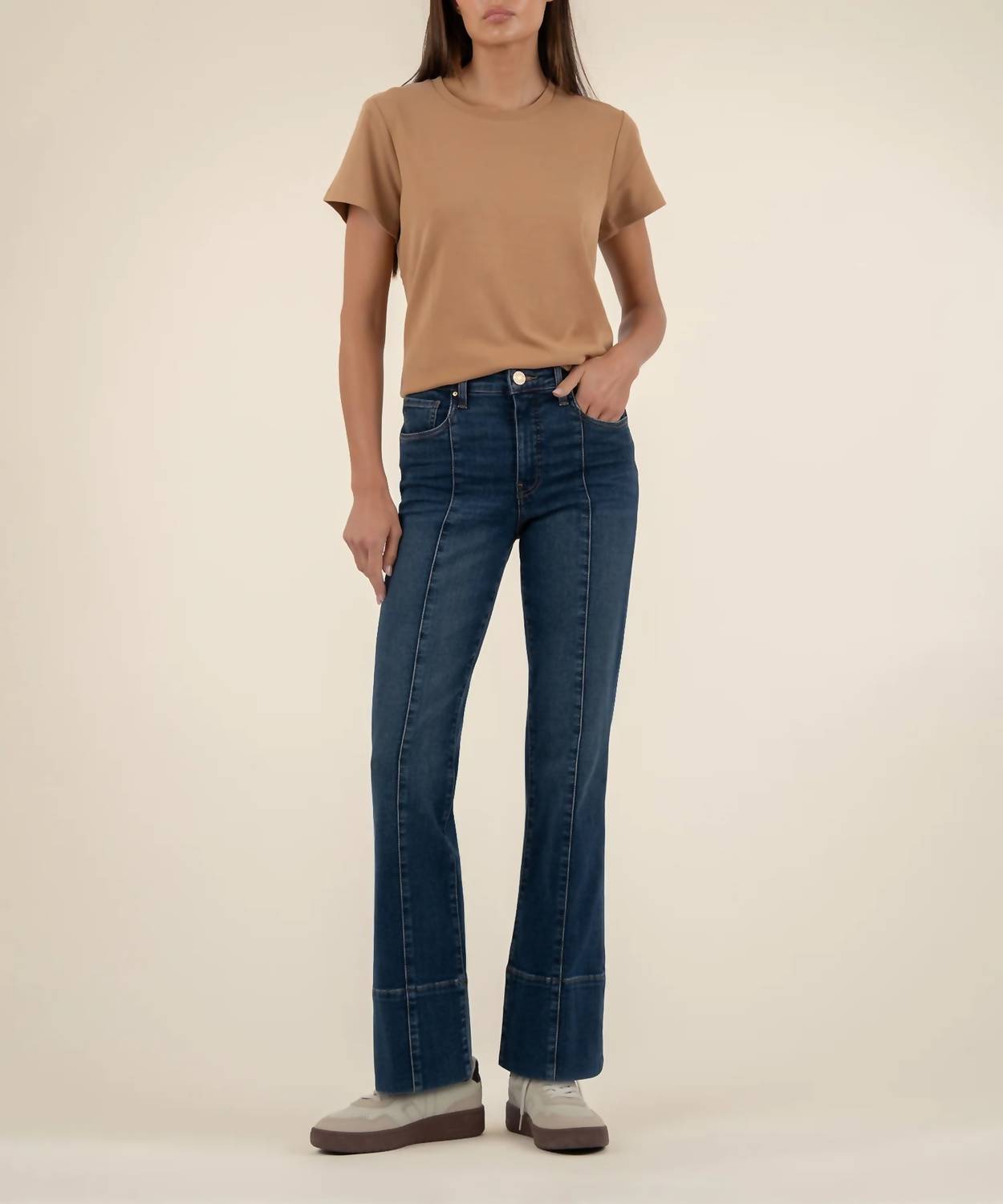 Kut From The Kloth - Kelsey High Rise Ankle Wide Jeans