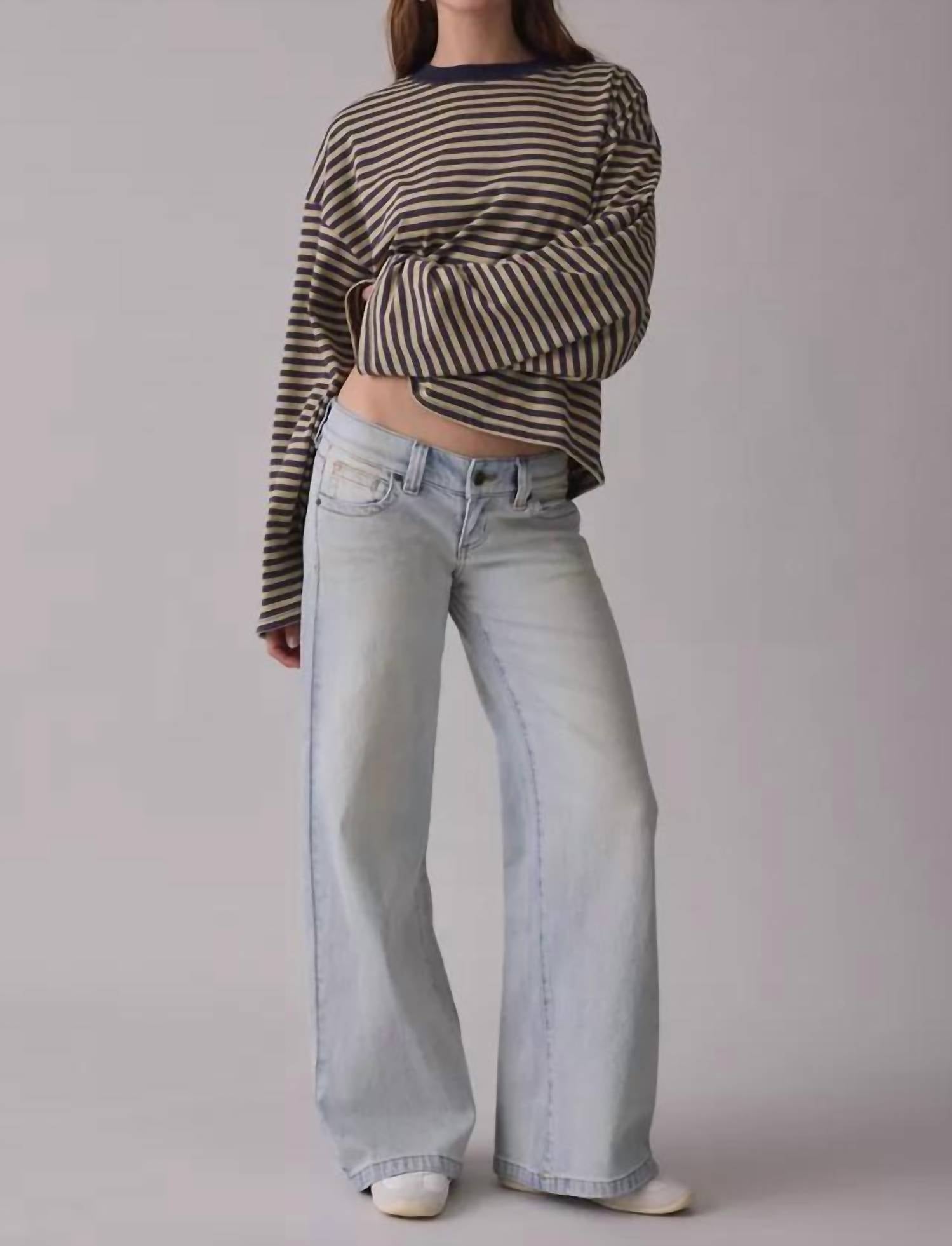 Abrand Jeans - 00 Low-rise Wide Leg Jeans