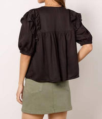 Emerson Fry - Frill V-neck Isla Top