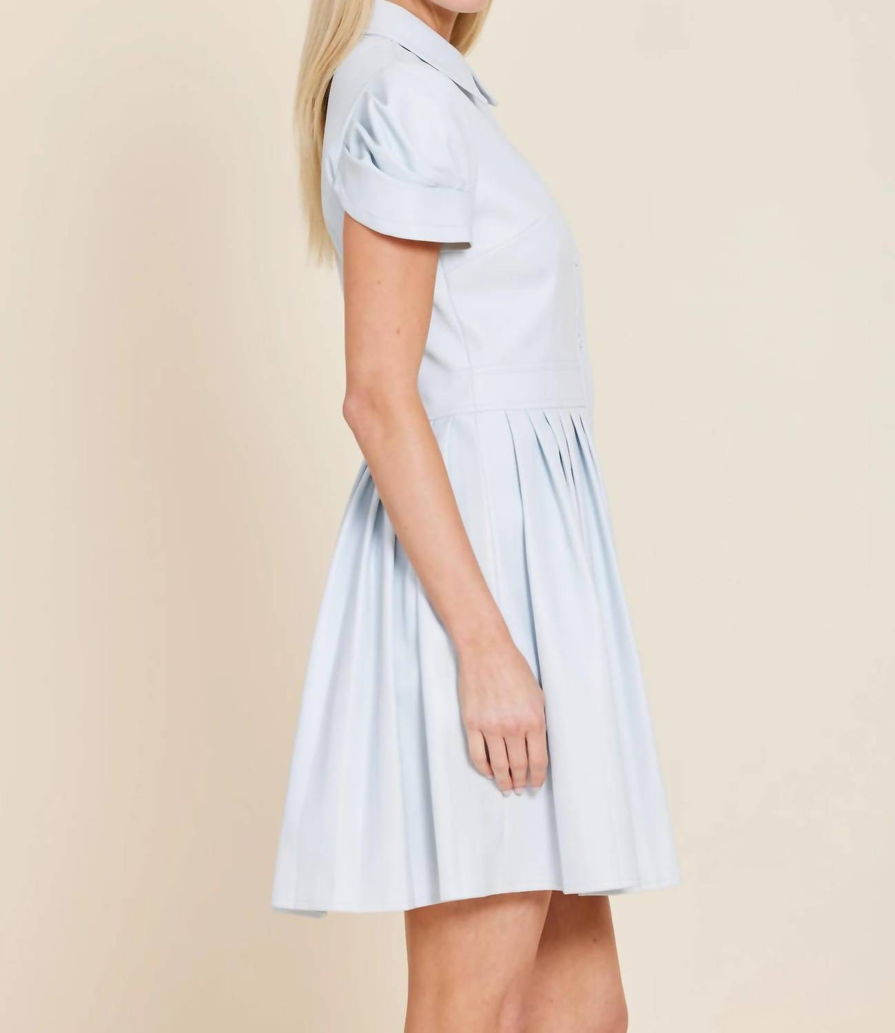 Dolce Cabo - Faux Leather Mini Dress