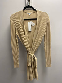 Minnie Rose - Women's Ribbed Belted Cardigan