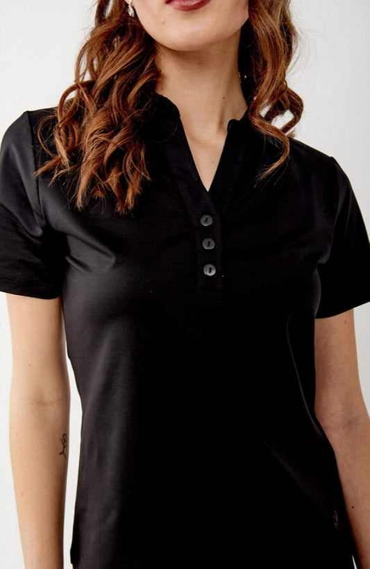 Dolcezza - Upf 50+ Solid Polo Shirt