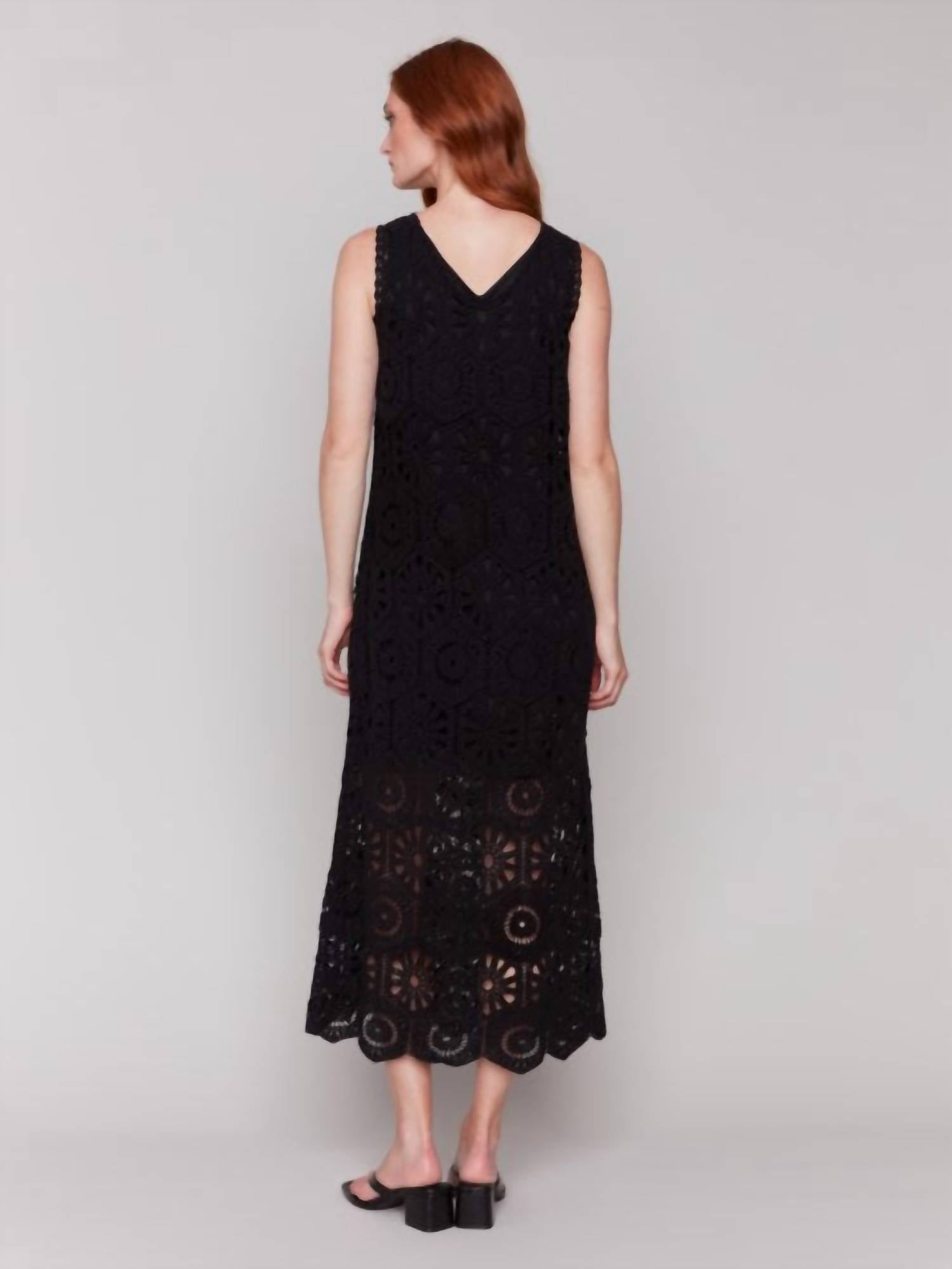 Charlie B - Crochet Sleeveless Maxi Dress