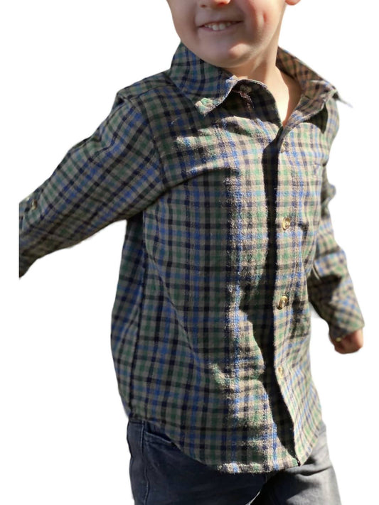 Me & Henry - Boy's Atwood Long Sleeve Woven Collared Shirt