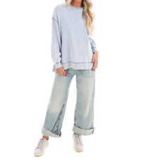 Z Supply - Knit Denim Modern Weekender Sweater