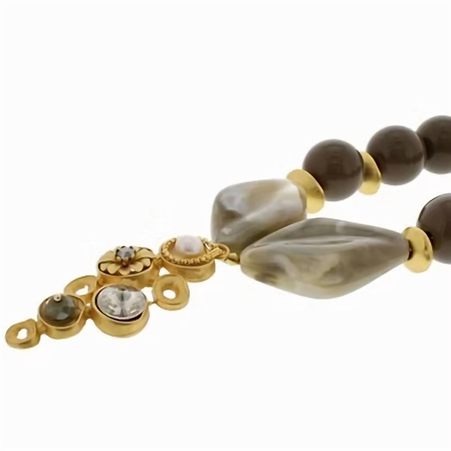 Nour London - Women's Semiprecious Stone Statement Necklace