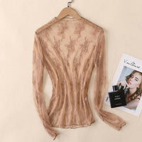 Accity - Women's Sexy Mesh Blouse