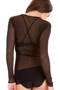 Only Hearts - Tulle Long Sleeve Crew Top