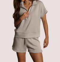 Dylan - Short Sleeve Half Zip Shirt
