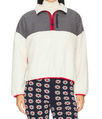 The Great. - Plush Terrain Half Zip Jacket