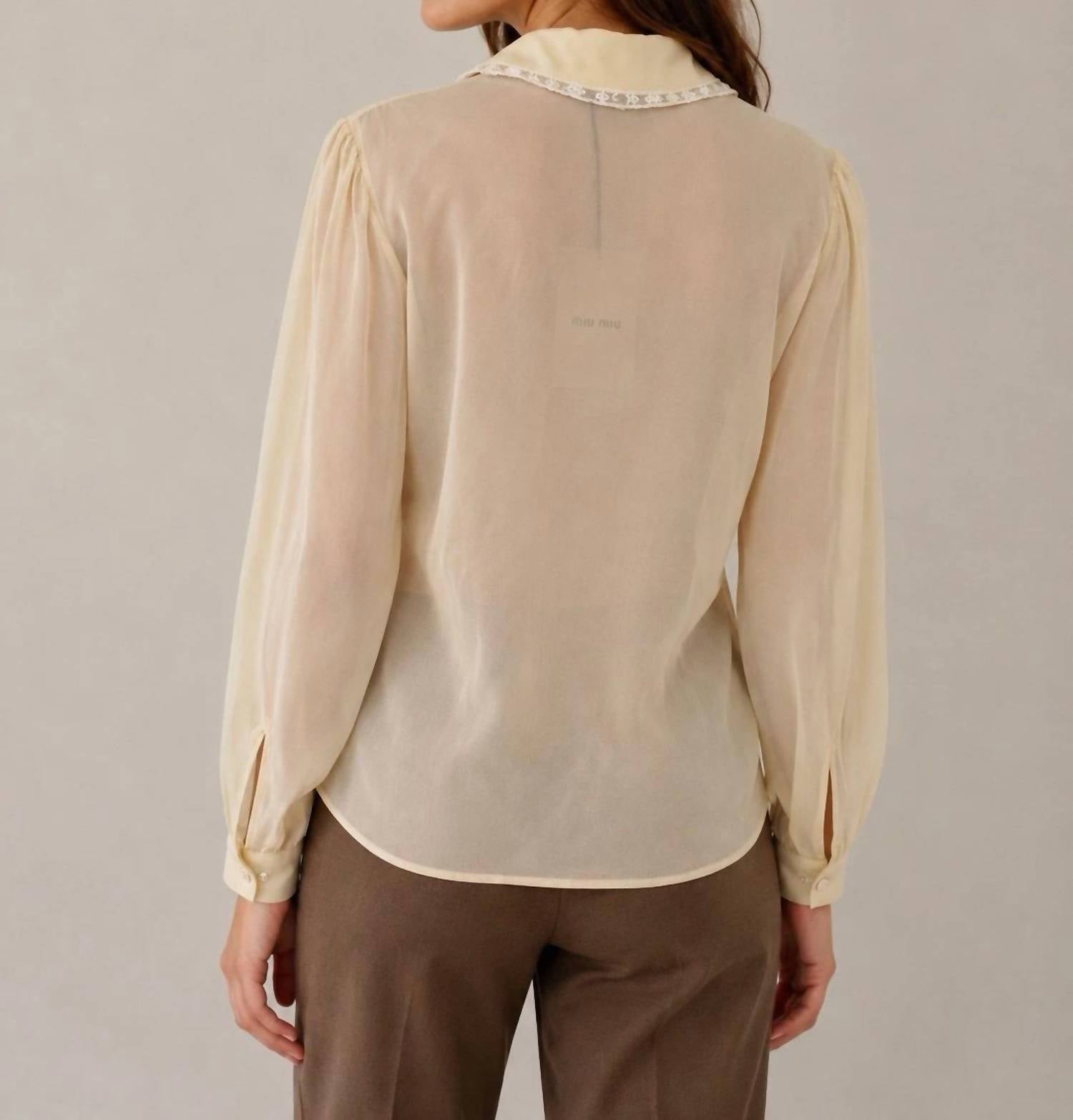 Miu Miu - Chiffon Blouse