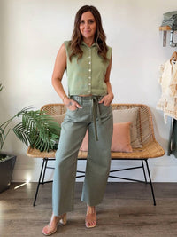 Flying Monkey - Aubrey Barrel Leg Jeans
