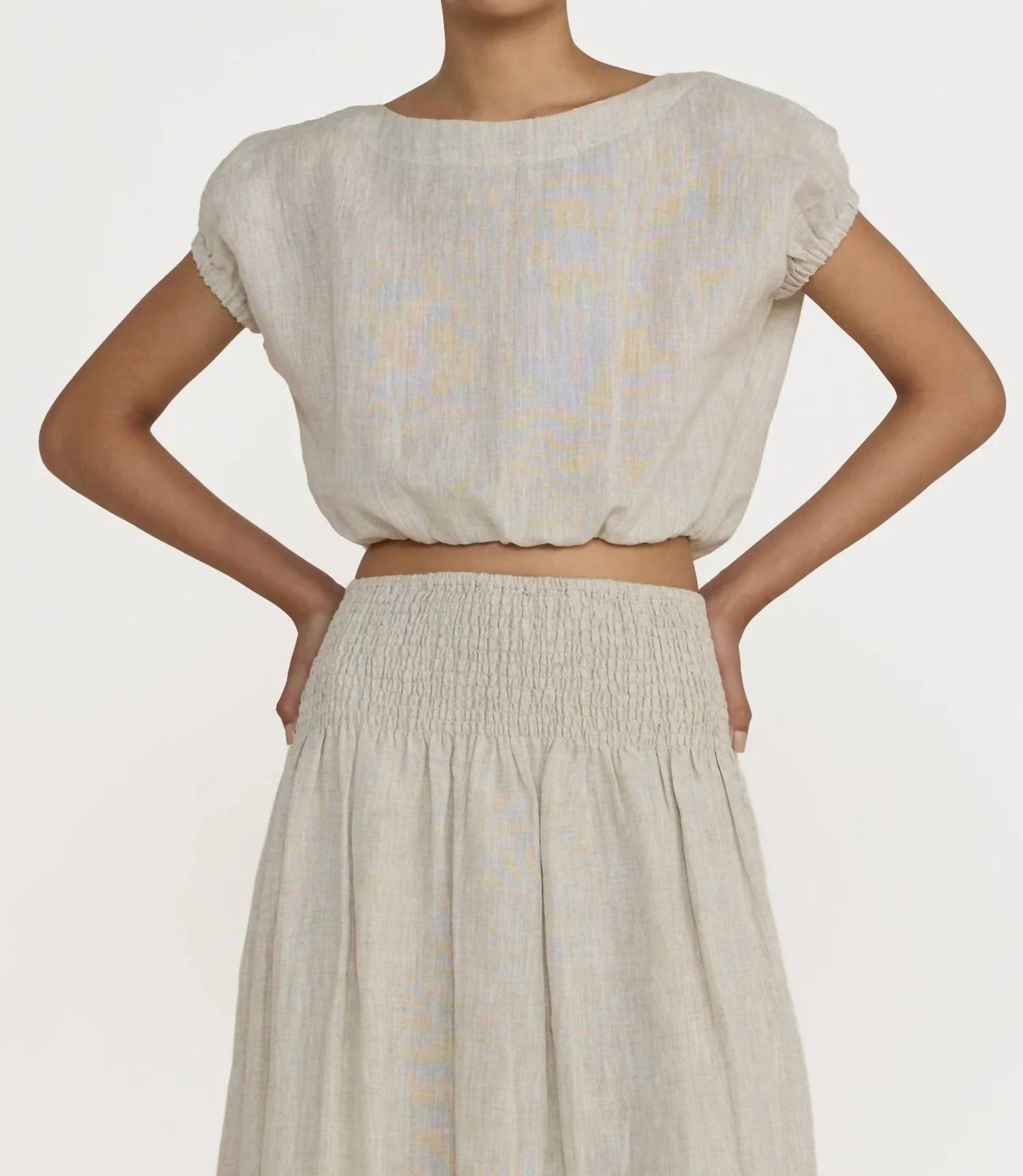 Laude The Label - Bubble Crop Top