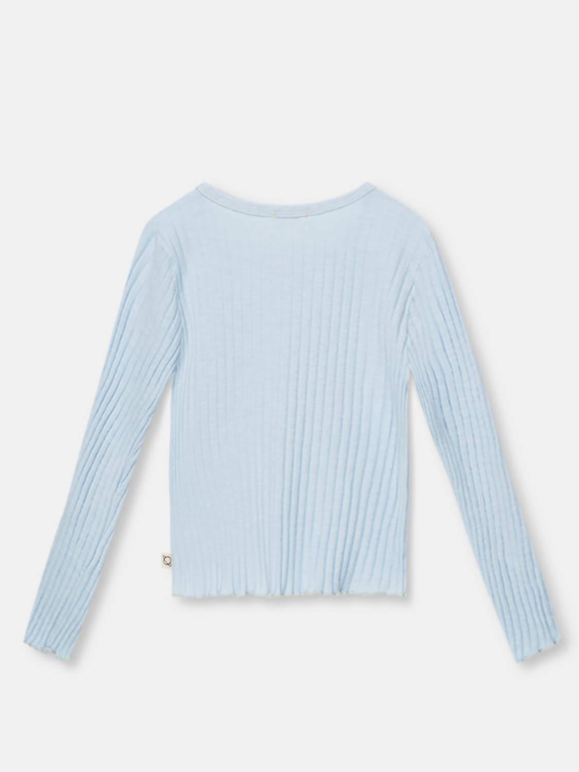 Kids Ribbed Slub Cardigan