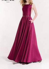 ALYCE PARIS Women's Prom Dress in black cherry - women's dress
