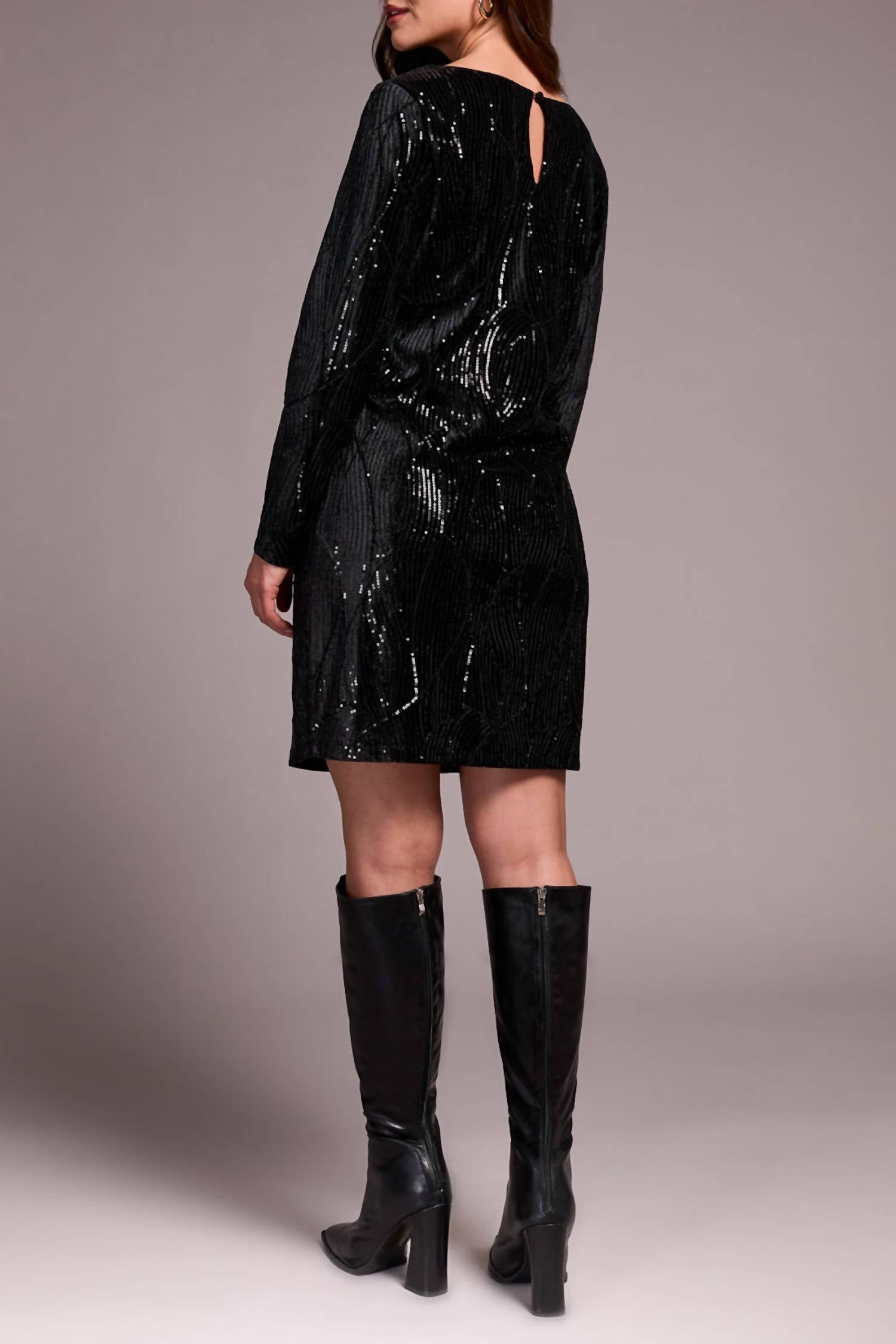 Tribal - Long Sleeve Lined Dress