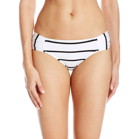 Seafolly - Castaway Stripe Ruched Side Bikini Bottom