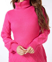 Esqualo - Franka Turtleneck Mini Dress